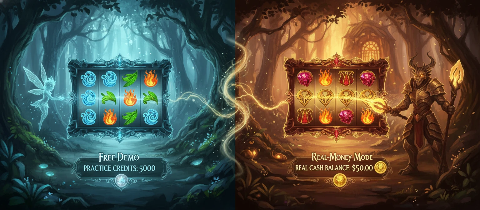 How the Free Demo Differs from Real-Money Mode